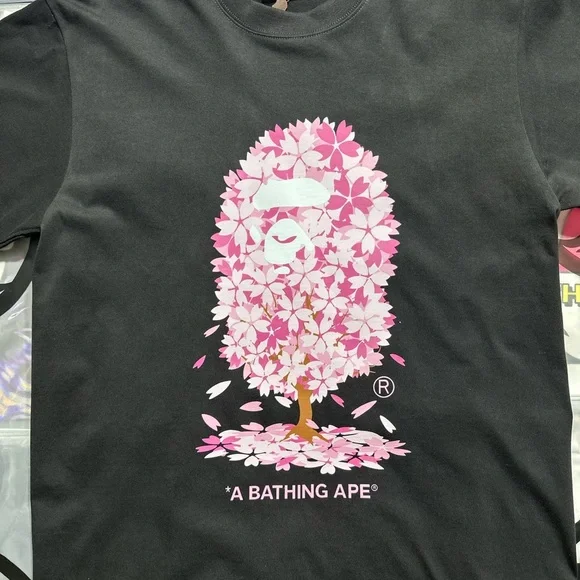 BAPE Sakura Tee ‘Black’ - Picture 3 of 6